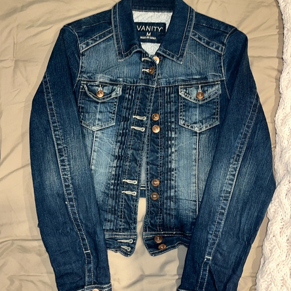 Distressed Jean Jacket